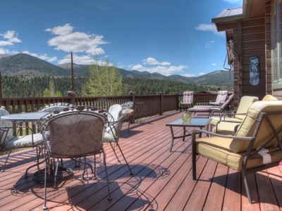 Immaculate mountain log home, recently remodeled for sale in Cuchara, Colorado