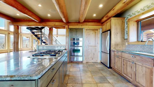 Spectacular Ranch Style Log Home for sale in La Veta, Colorado