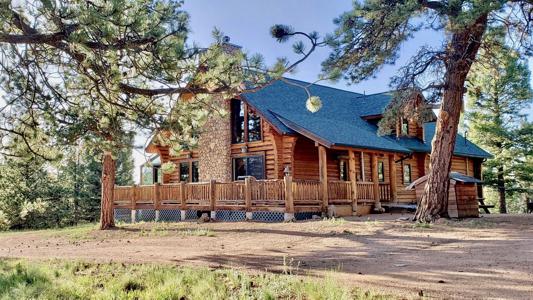 Custom Log Home for sale in Cripple Creek, Colorado