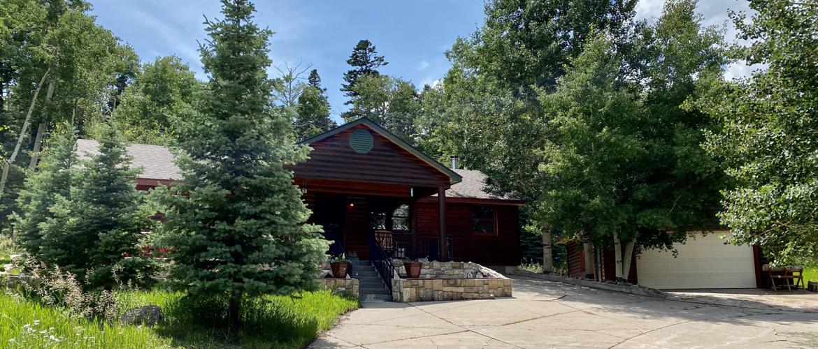 Custom Mountain Log Home for sale in La Veta, Colorado