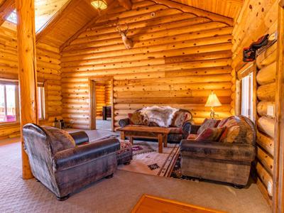 High Alpine Log Home for Sale in La Veta, Colorado